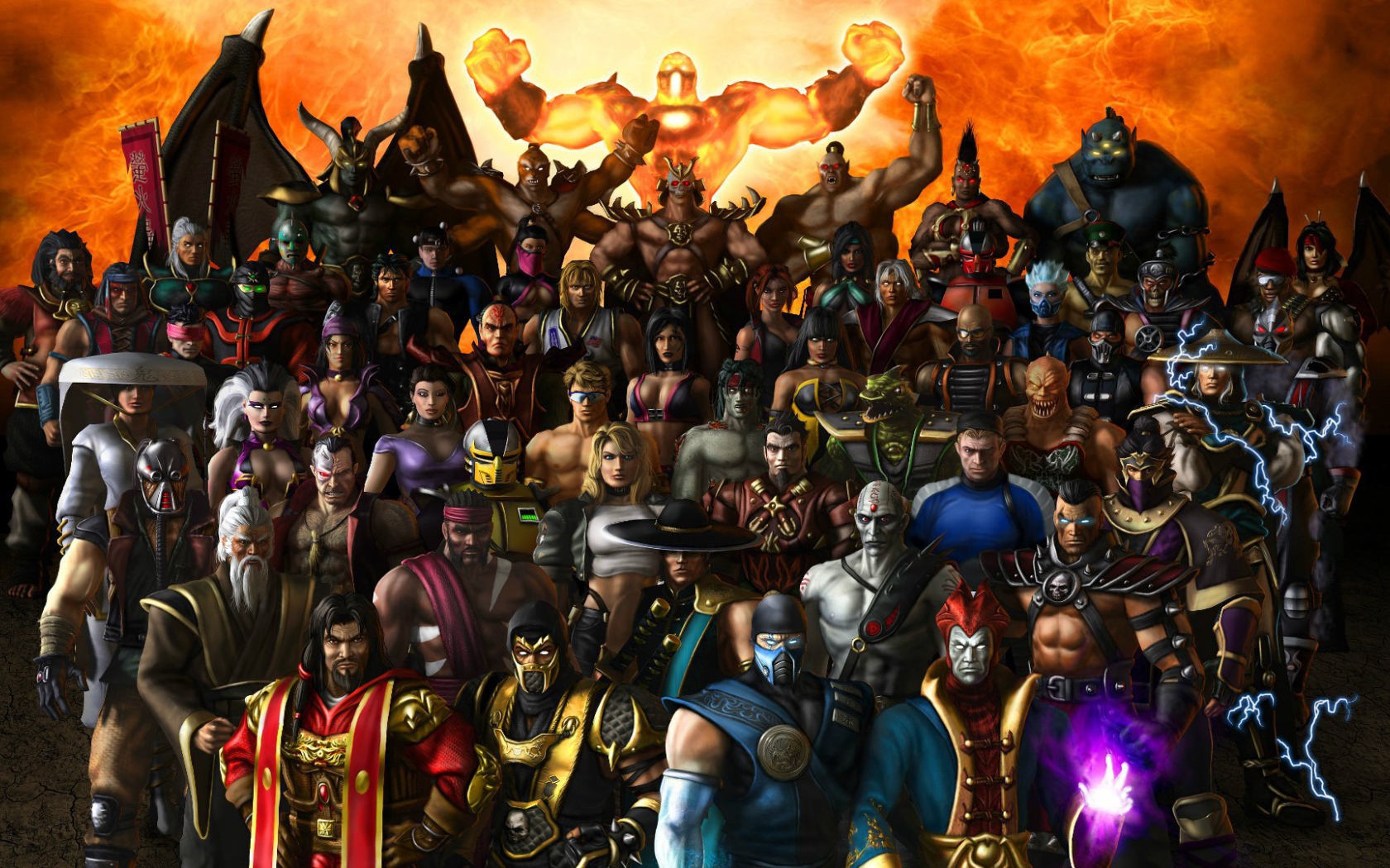 Все персонажи игры Mortal Kombat