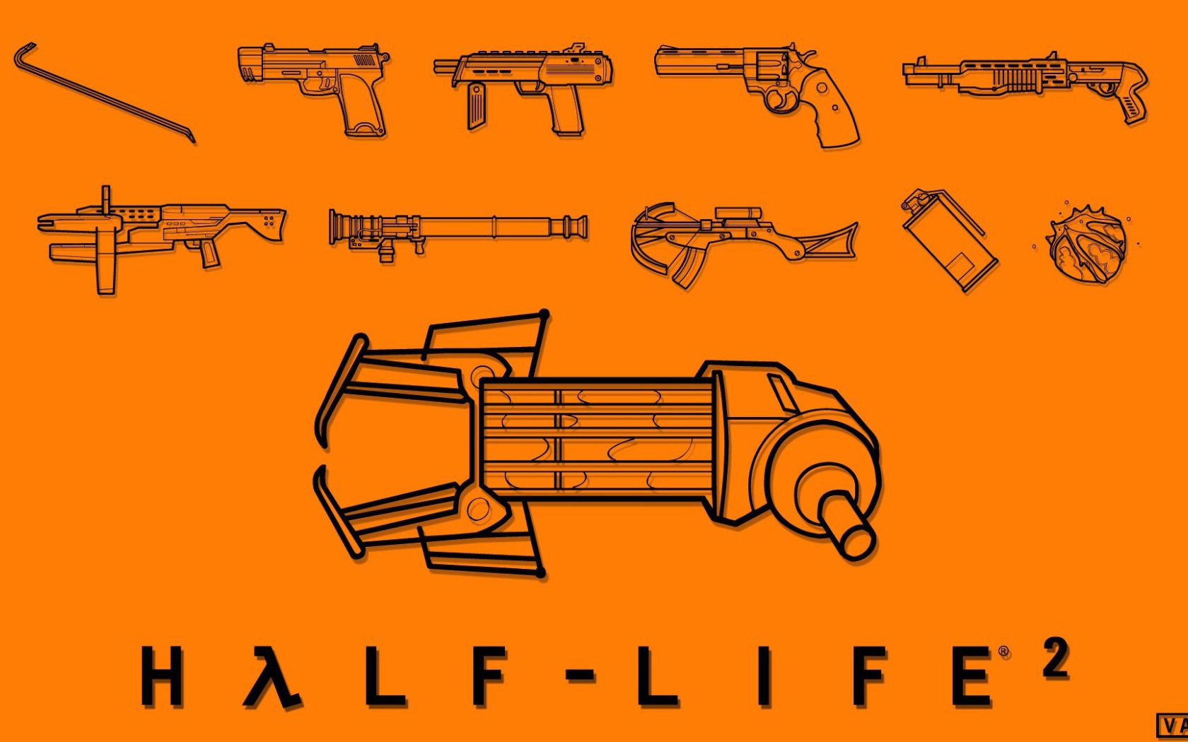 Чертежи оружия в игре Half-Life 2