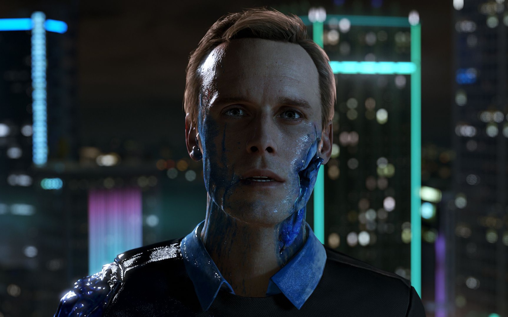 Connor персонаж игры Detroit Become Human 