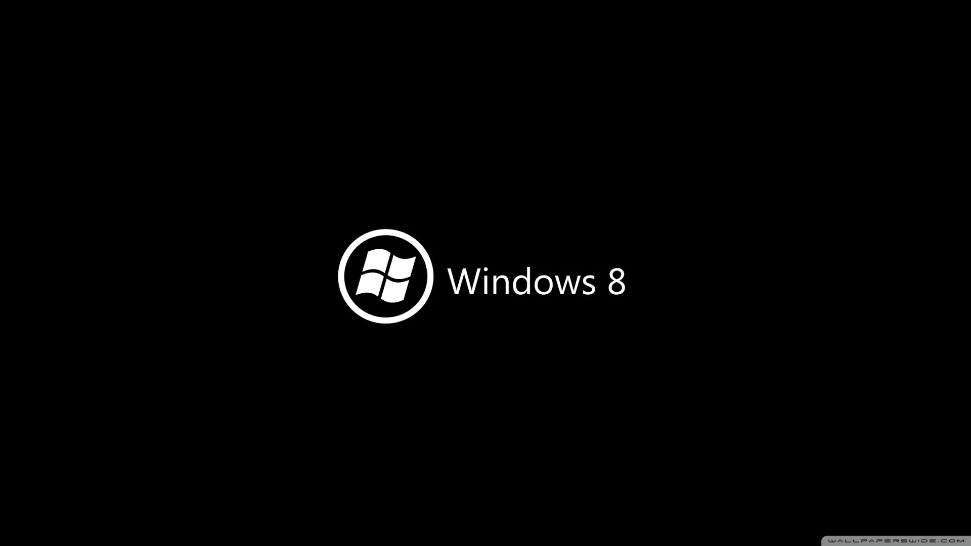 Windows 8 черная тема в стиле минимал