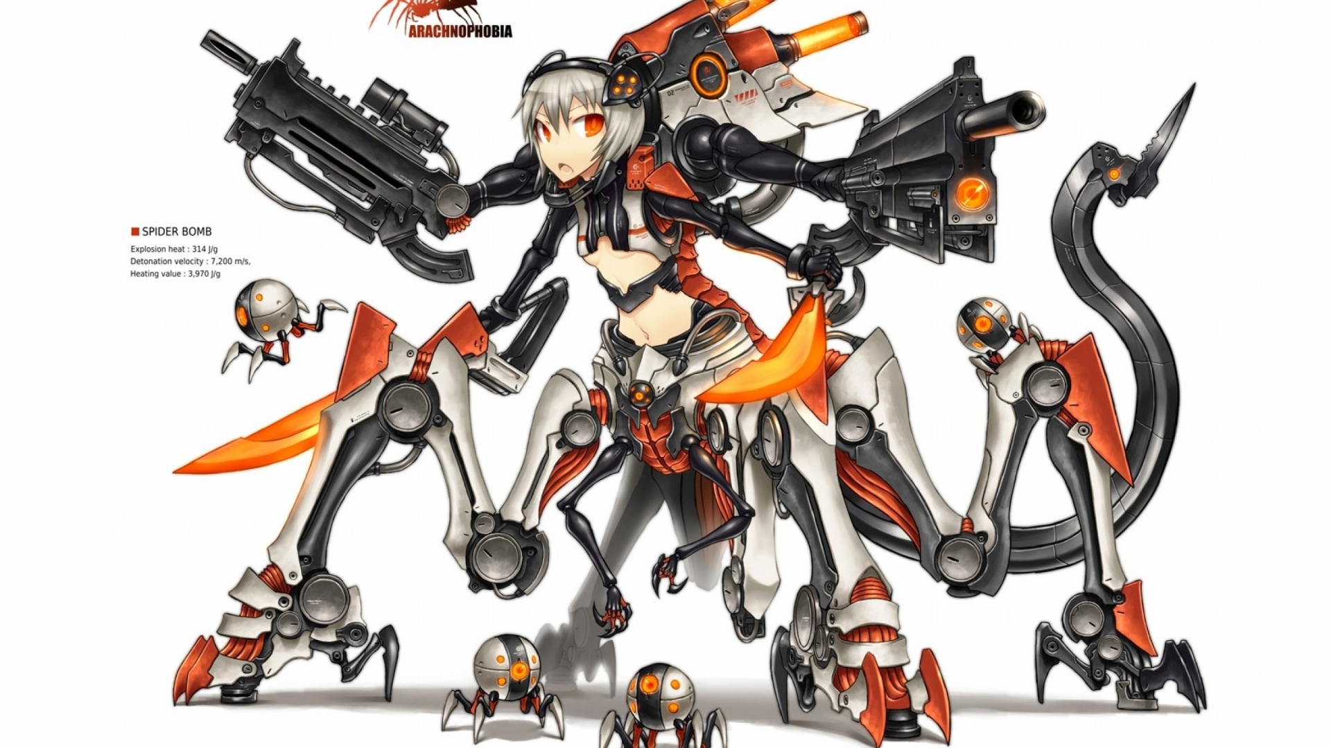 Оранжевый робот Gia Anime