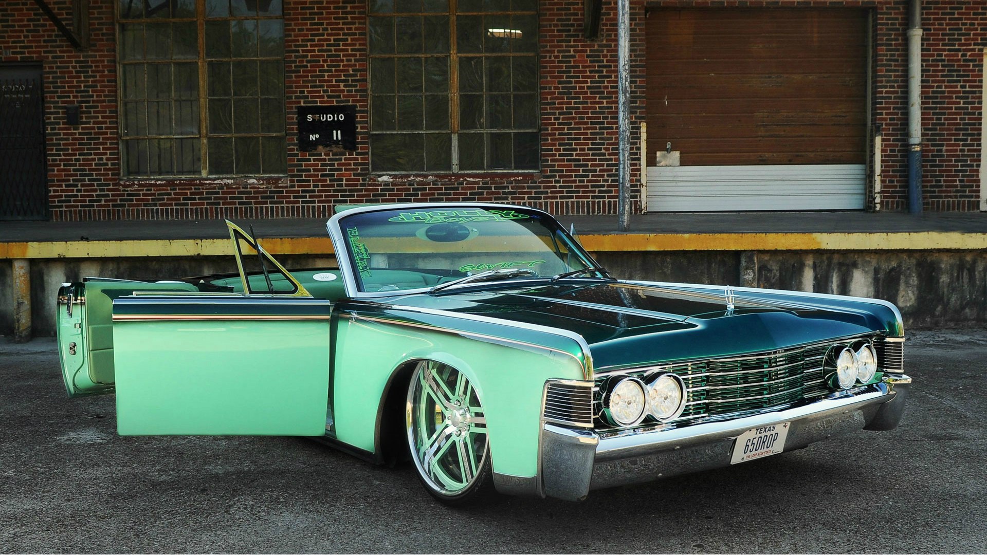 Green Car Lincoln Continental