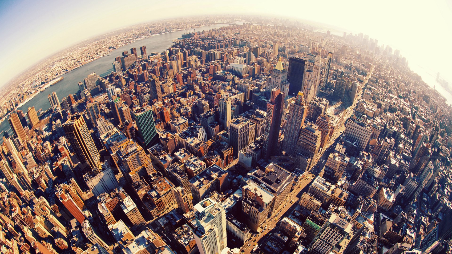 Панорама города Нью-Йорк