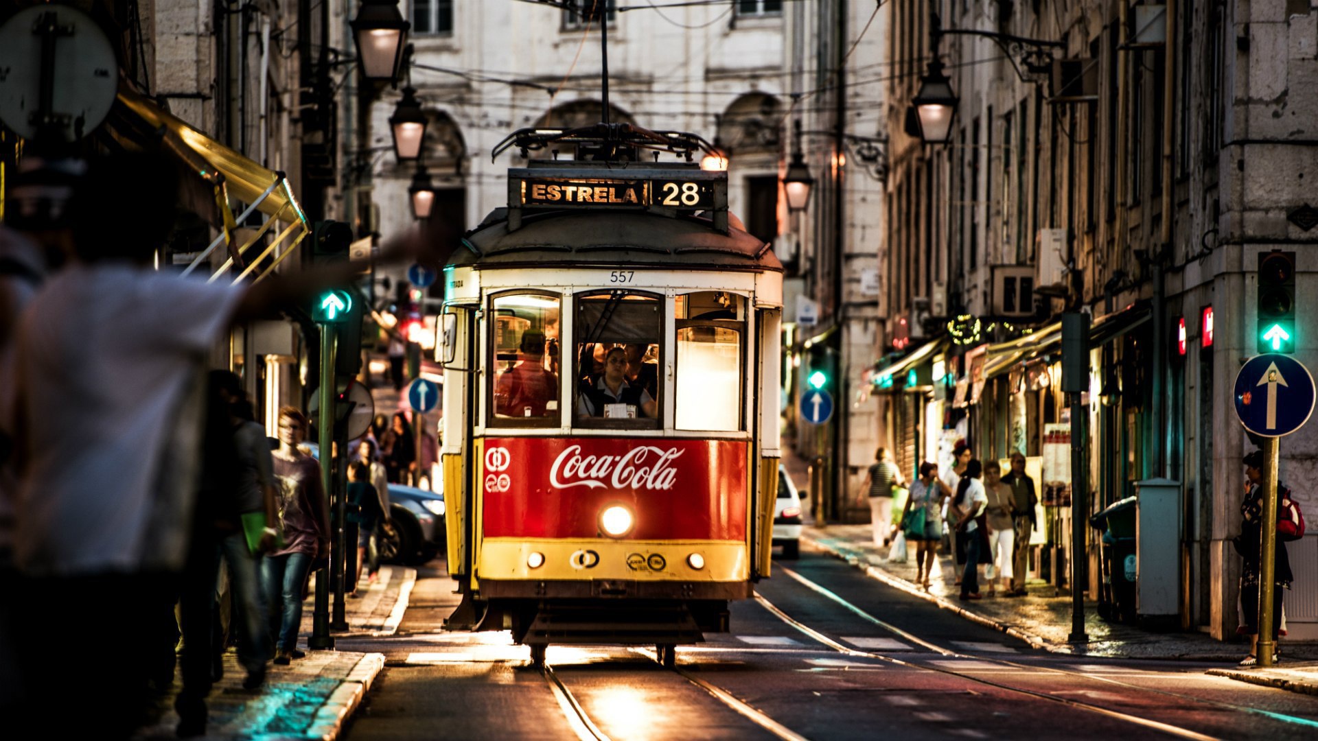Трамвай в Лиссабоне, Португалия