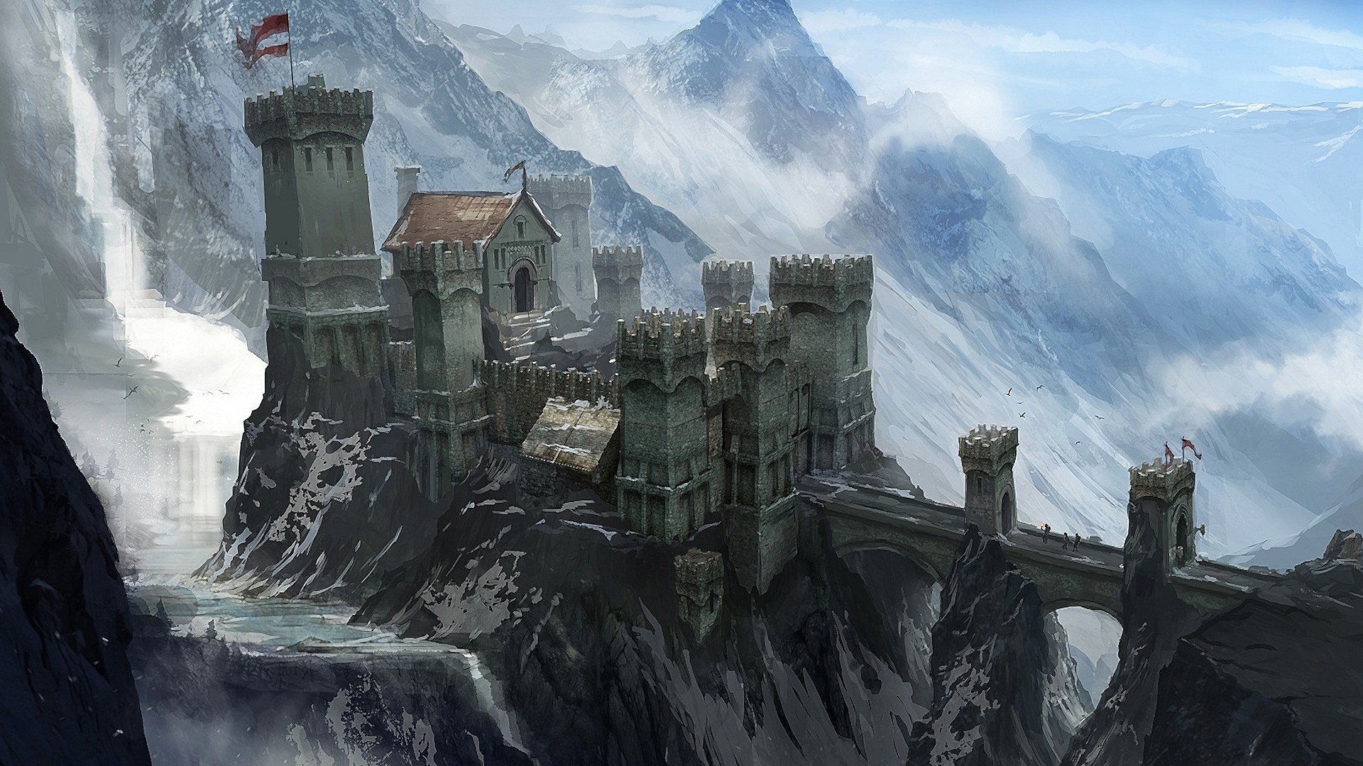 Неприступный замок в игре Dragon Age Inquisition