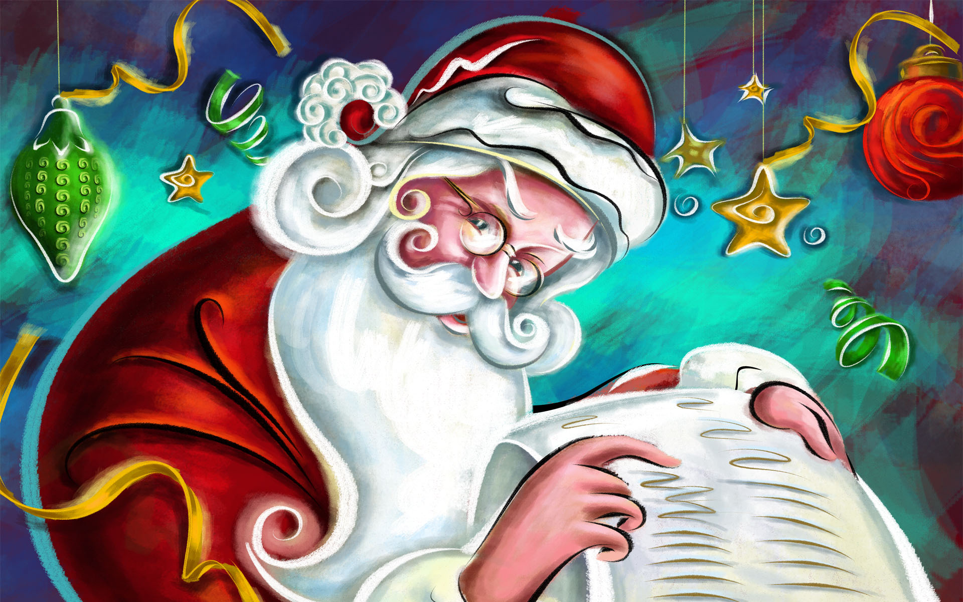 Jolly Santa Claus wallpapers and images wallpapers, pictures, photos