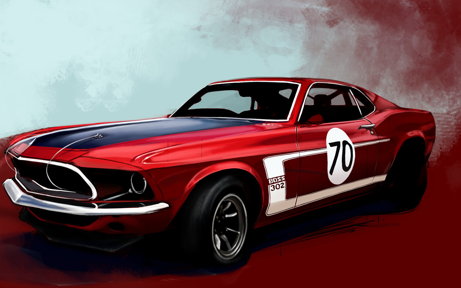 car, wallpapers, red, desktop, sports, strana, pozadia, pictures, drawn, 