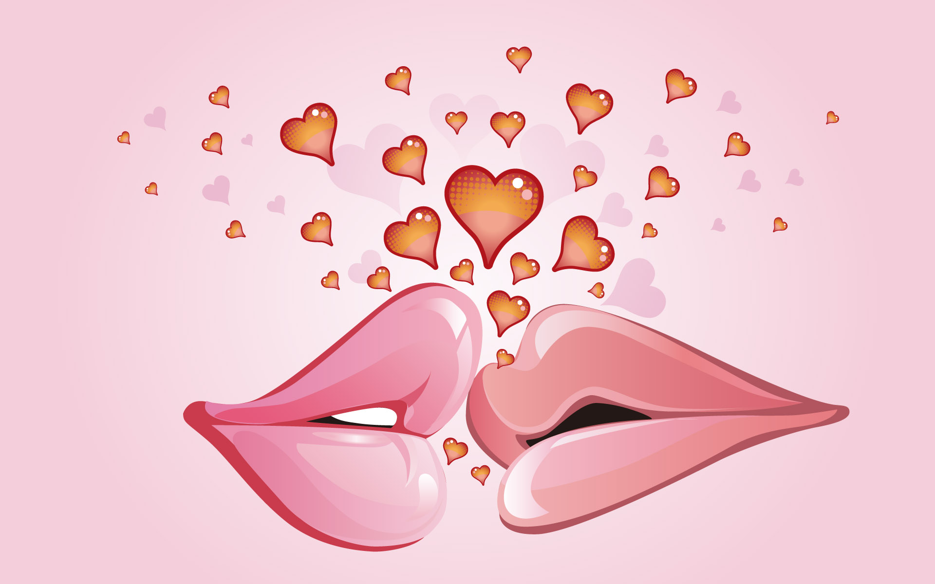 Valentine Day Kiss