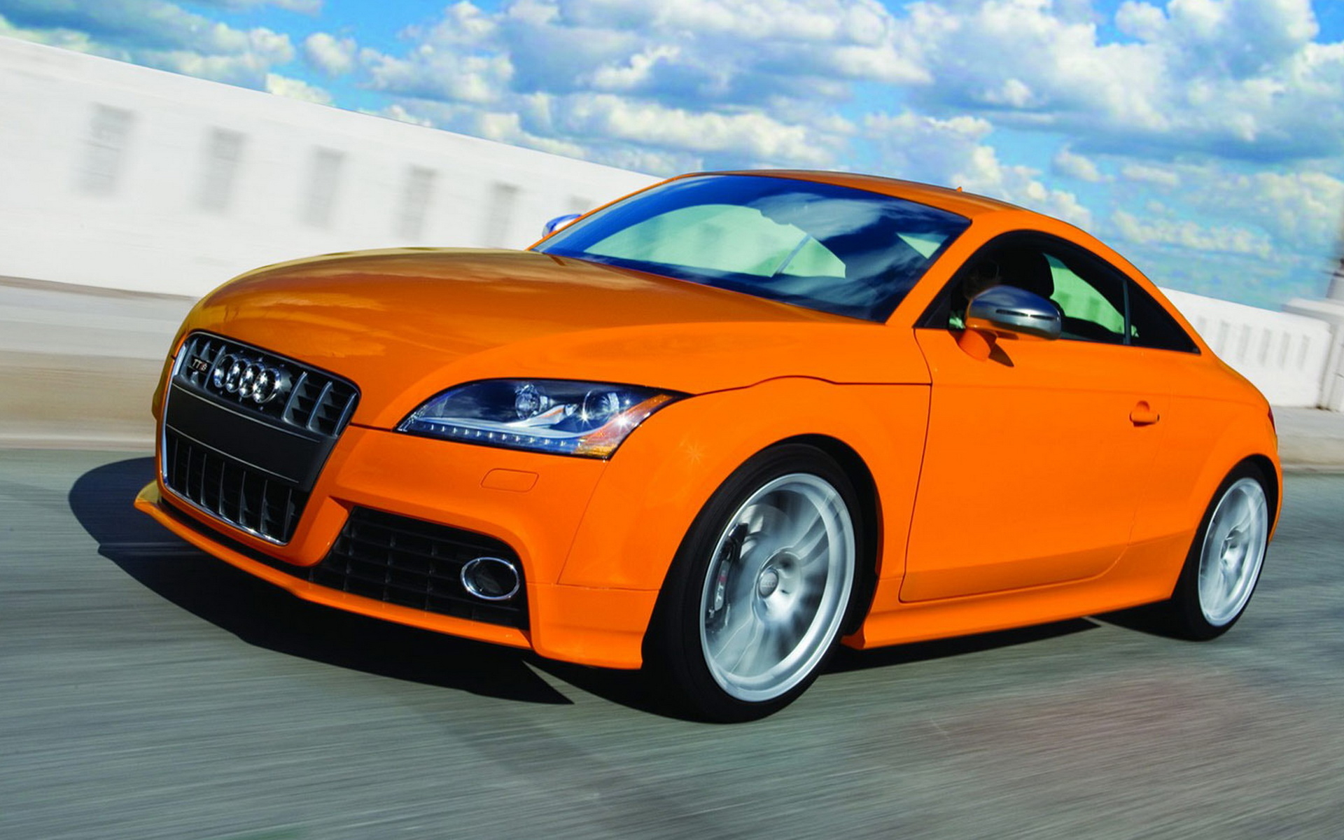 Audi TT-S orange wallpapers and images - wallpapers, pictures, photos