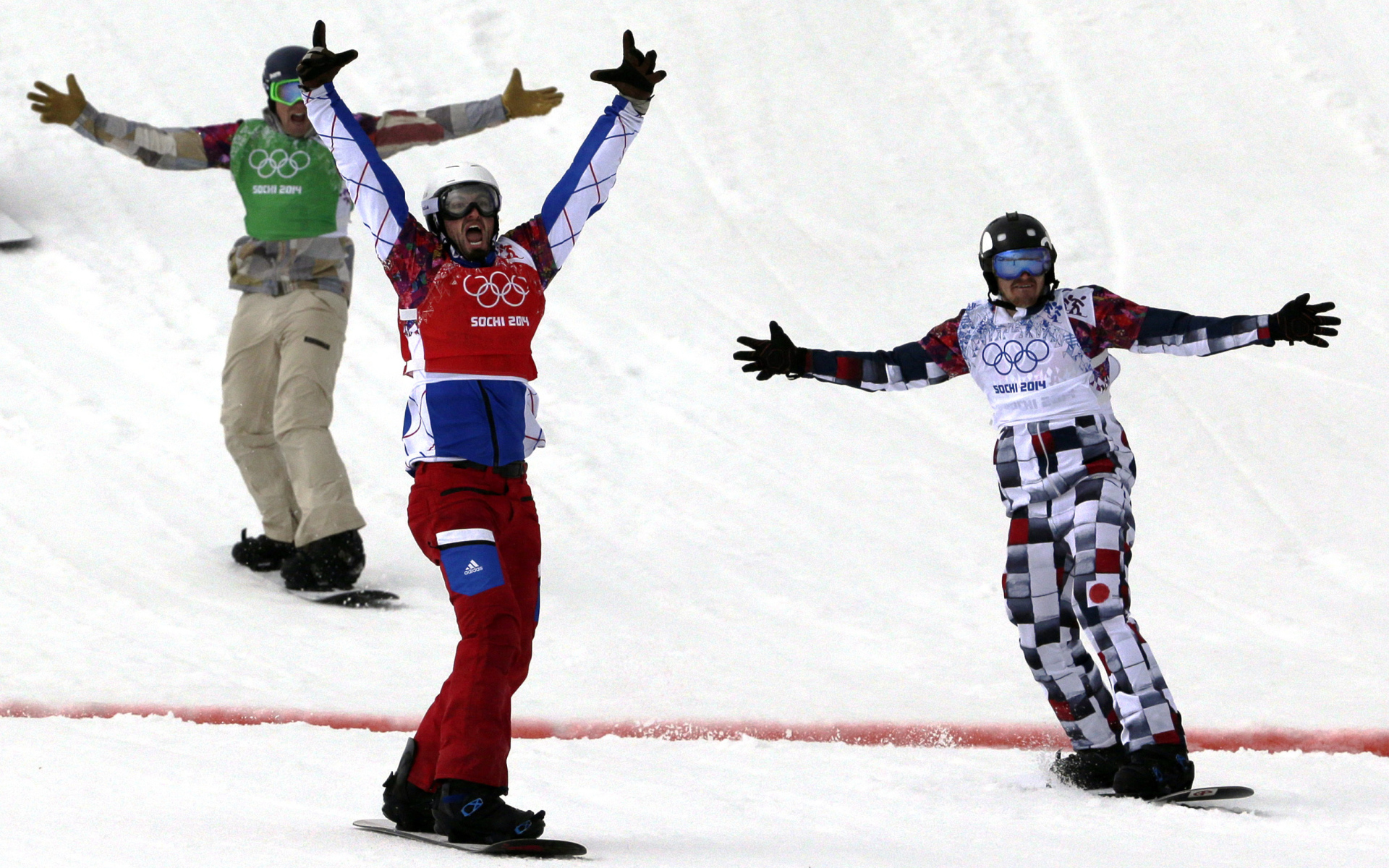 Американский сноубордист Алекс Диболд на олимпиаде в Сочи