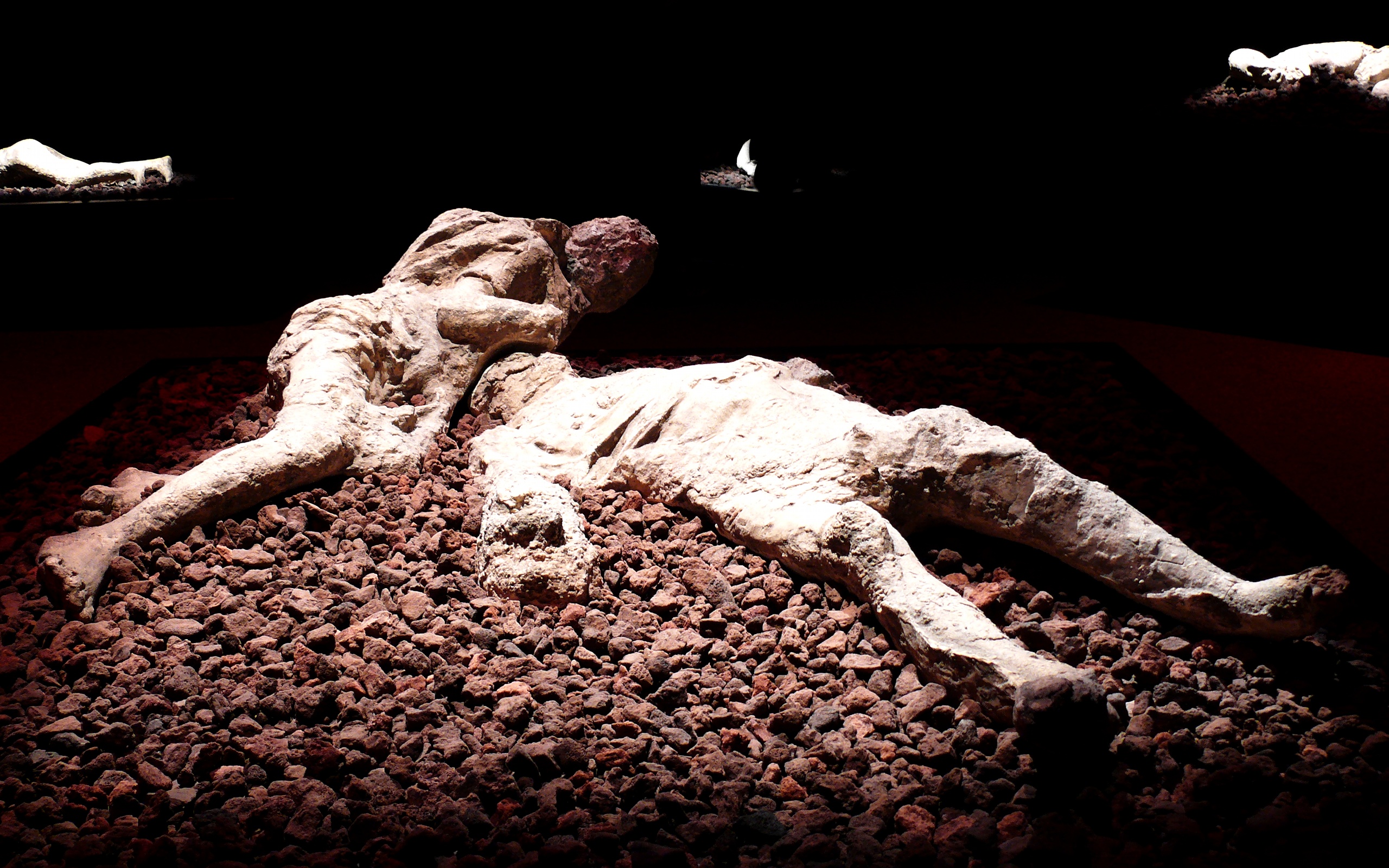Excavations at the foot of Mount Vesuvius Pompeii