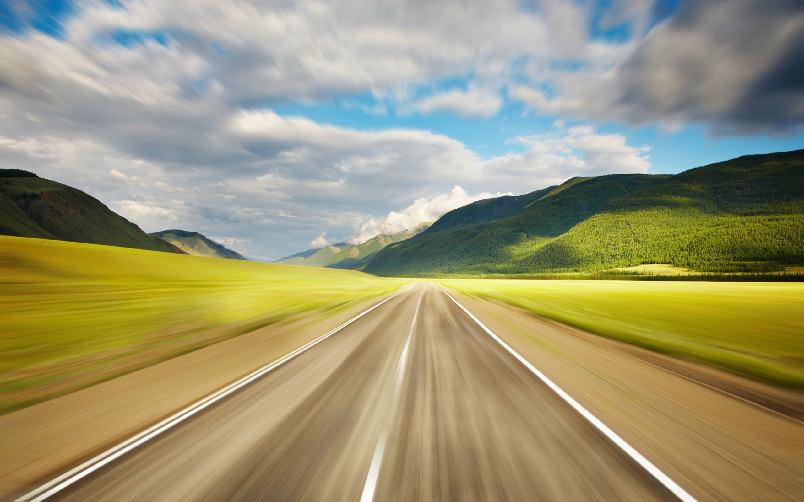 Road at a speed wallpapers and images wallpapers, pictures, photos