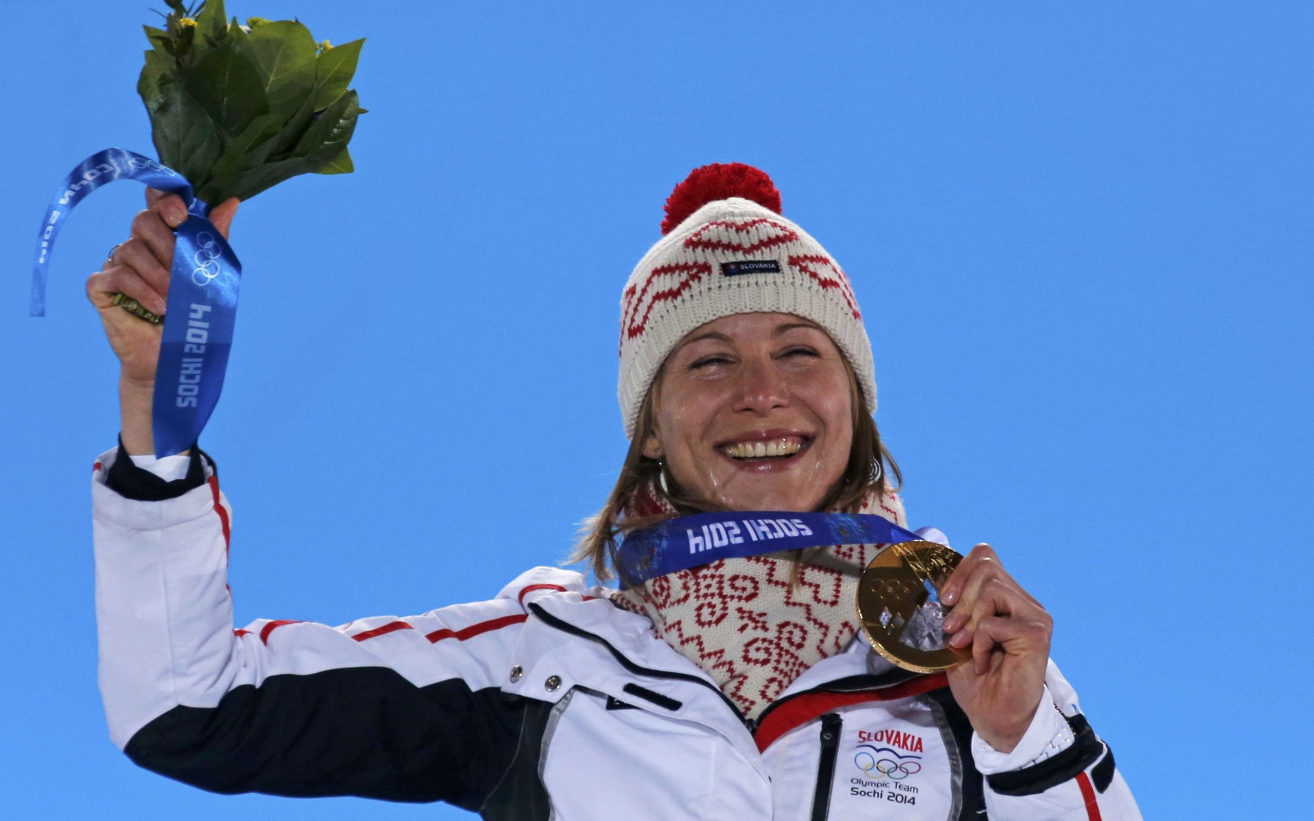 Анастасия Кузьмина словацкая биатлонистка  обладательница золотой медали