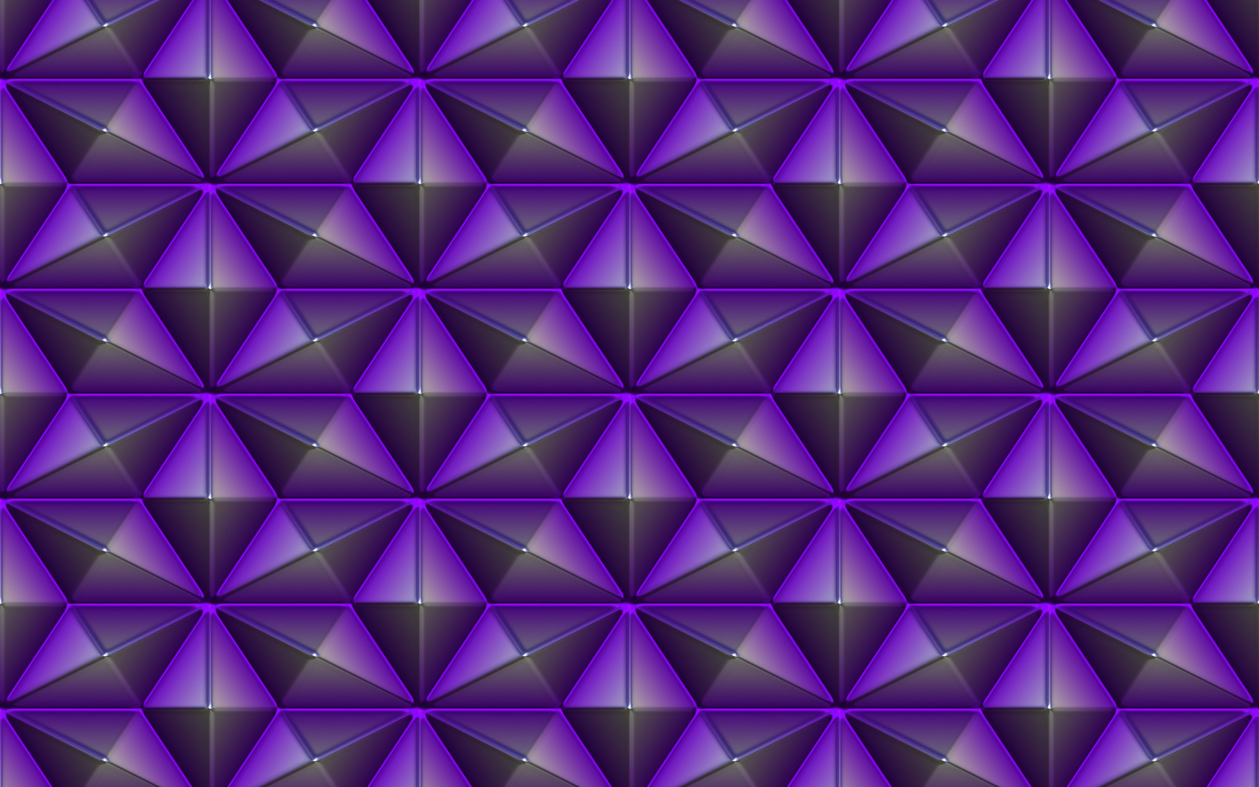 Пурпурные треугольники 3д графика