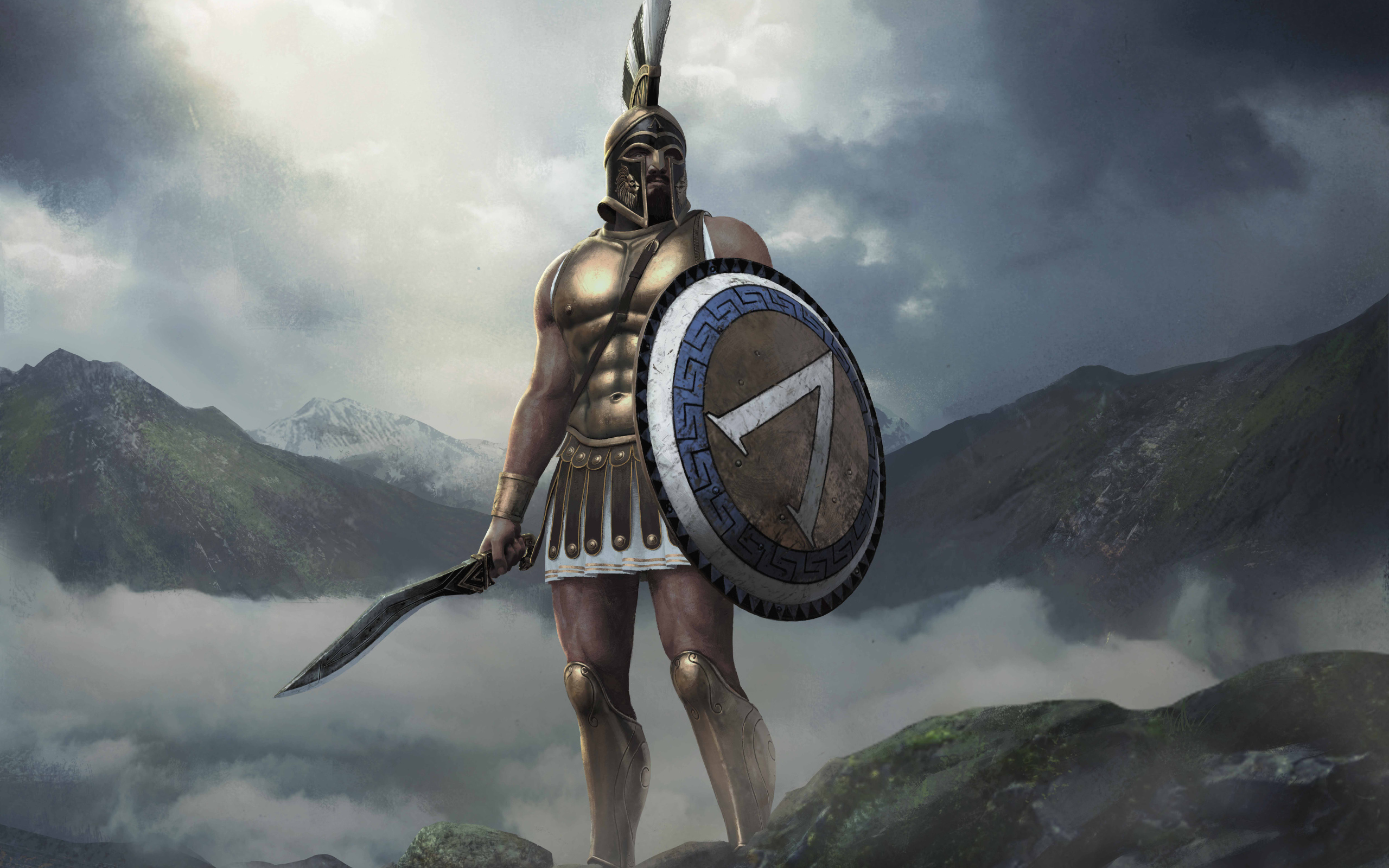 Царь Леонид персонаж компьютерной игры Total War Arena