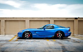 blue Dodge Viper