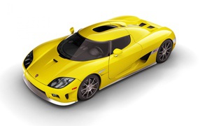 Желтый Koenigsegg