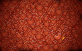 Background with hearts