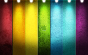 The logo of Apple
