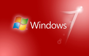 Windows Seven red theme