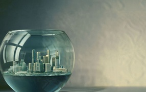 City in an aquarium