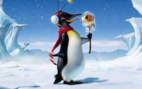 Довольный пингвин