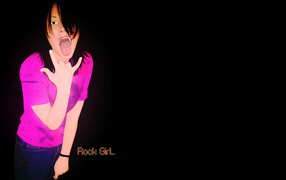 Emo rock girl