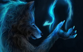 Magic wolf