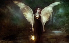 The girl - an angel