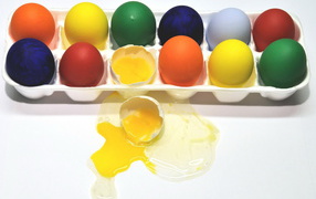 Крашеные яйца