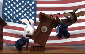 Rabbit McCain and Obama