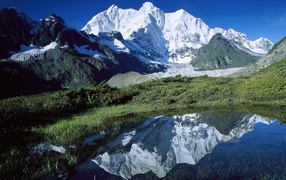 Пик Чомолонзо / Ледник Кангшунг / Тибет