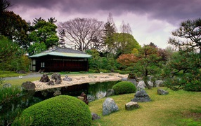 Сад Seiryuen, Замок Nijo, Япония