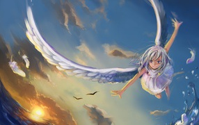 Девочка с крыльями