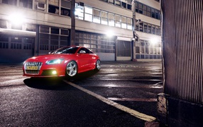 	 Audi TT by the light of lanterns