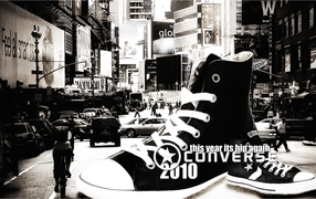Big shoes by converse