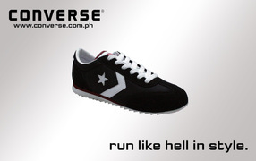 run with Converse