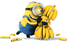 Мультфильм Миньоны они любят бананы