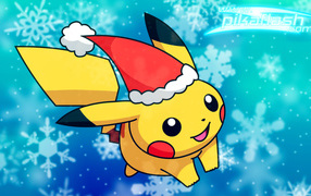 Pikachu on Christmas