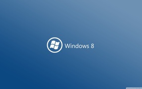 Windows 8 синяя тема в стиле минимал