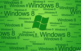 Windows 8 green style theme