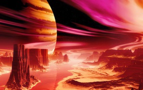 Красная фантастическая планета