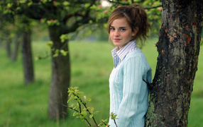 Emma Watson in nature