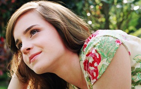 Face of the actress Emma Watson