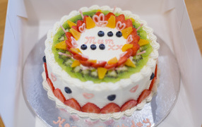 Красивый торт для мамы на день рождения