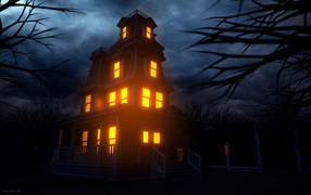 Хэллоуин дом с привидениями