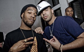 Kid Cudi and Drake birthday party