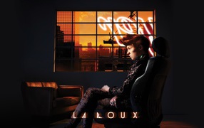 La Roux in the talk show