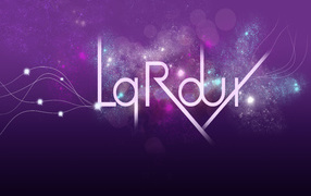 La Roux фиолетовая картина