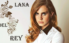 Lana Del Rey в белой рубашке HD